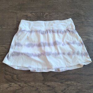 Lululemon Pace Rival Mid-Rise Skirt *Long size 8 Transverse Lilac